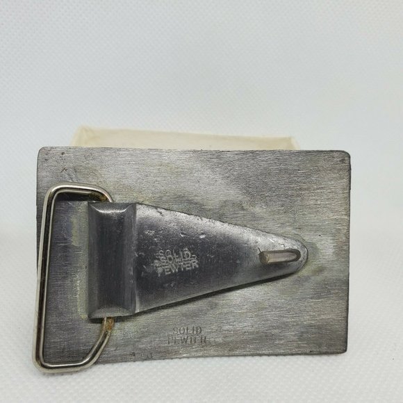 Hudson-Fulton Celebration 1609-1909 U.S Postage 2 Cents Solid Pewter Belt Buckle - Picture 4 of 10